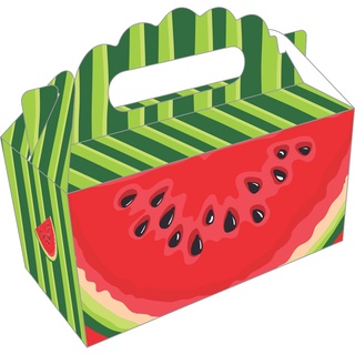 5 Caixa maleta doces festas infantil TEMA MELANCIA 75.7 em Oferta na Shopee