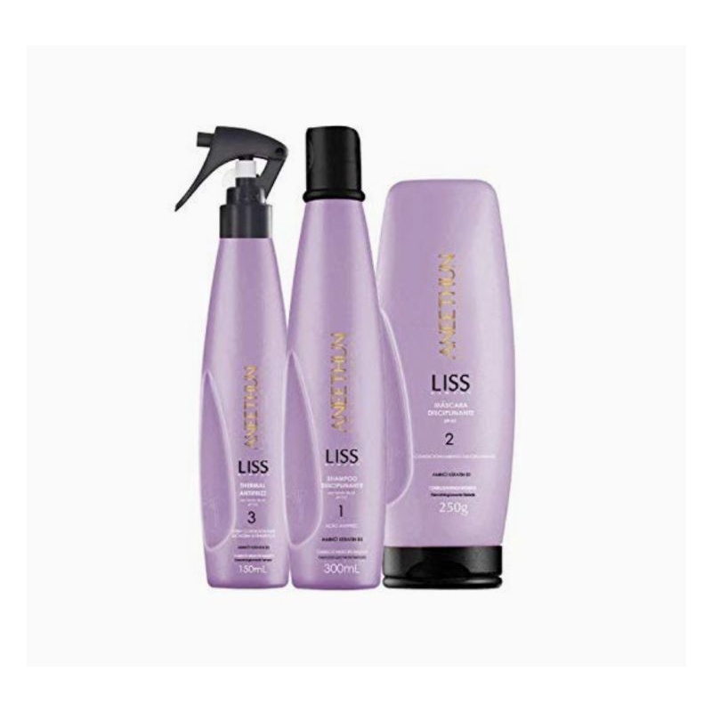 Kit Aneethun Liss System (3 Produtos) Shopee Brasil