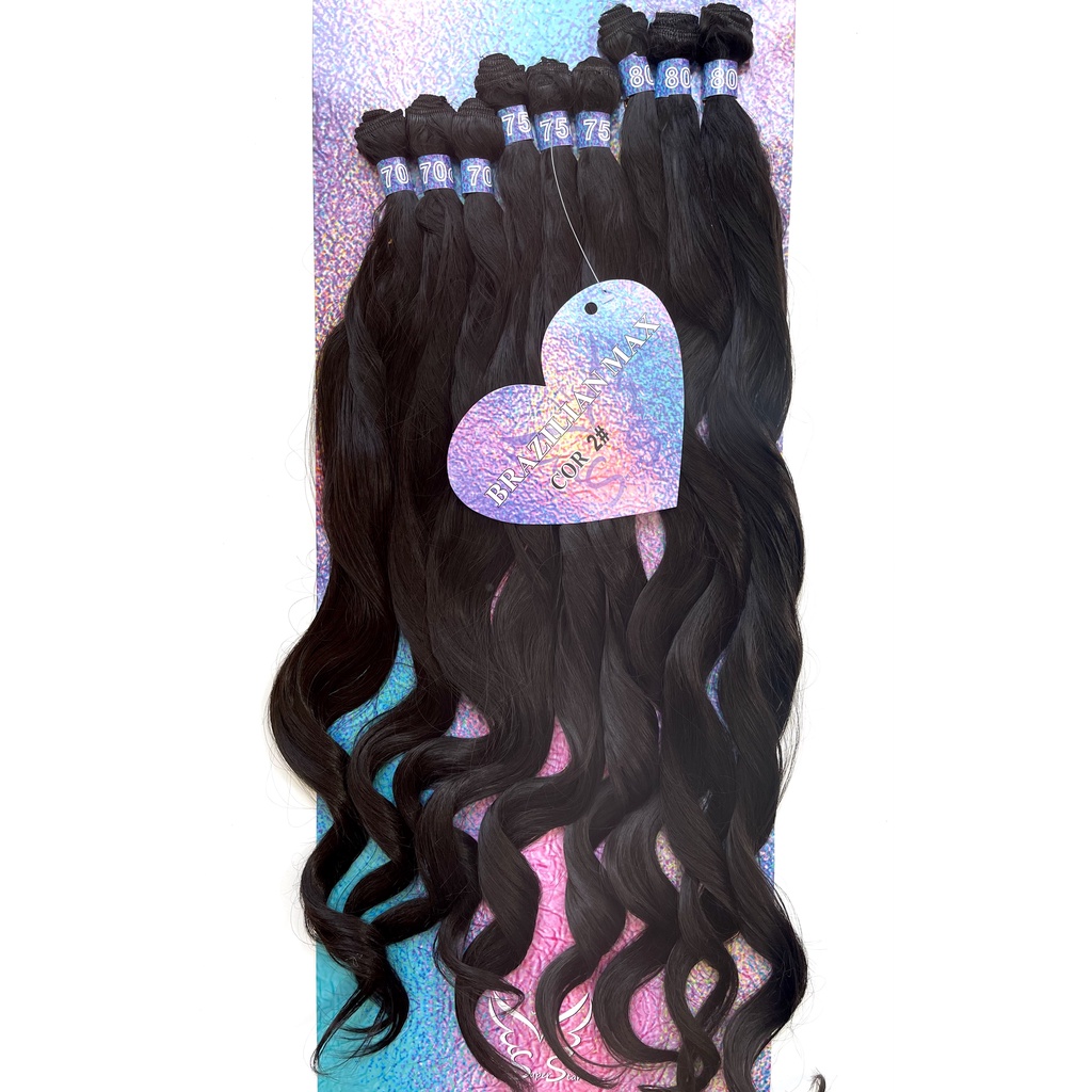 Cabelo Orgânico - Brazilian Plus Max - 80cm/360g - Super Star