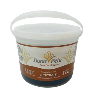 Cera Depilatória Dona Pele Chocolate 2,3Kg