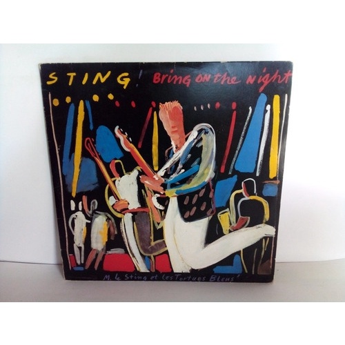 Lp Sting Bring On The Night  - Com Encarte E Release