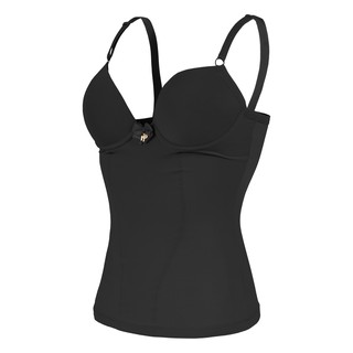 Camisete Cinta Redutora Abdominal Corperte C/ Bojo Modeladora Alça Regulável Cetinete