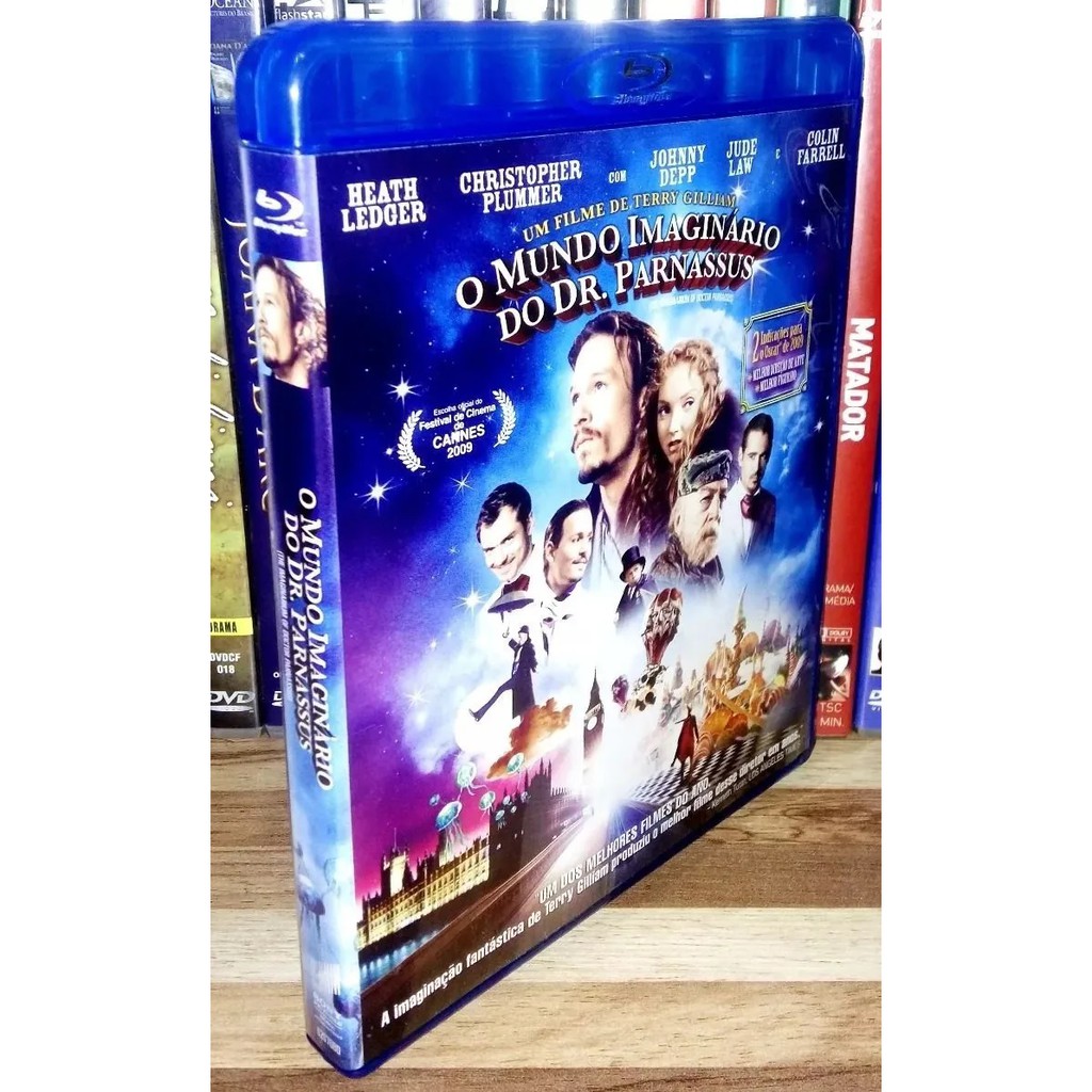 Bluray Original O Mundo Imaginario Do Dr Parnassus Filme Shopee Brasil