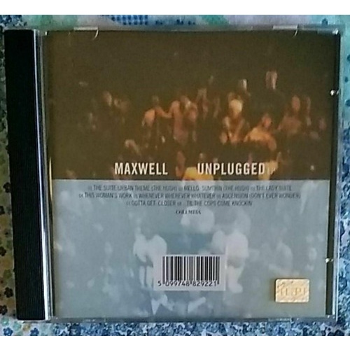 Cd Maxwell Mtv Unplugged Maxwell Shopee Brasil 7395