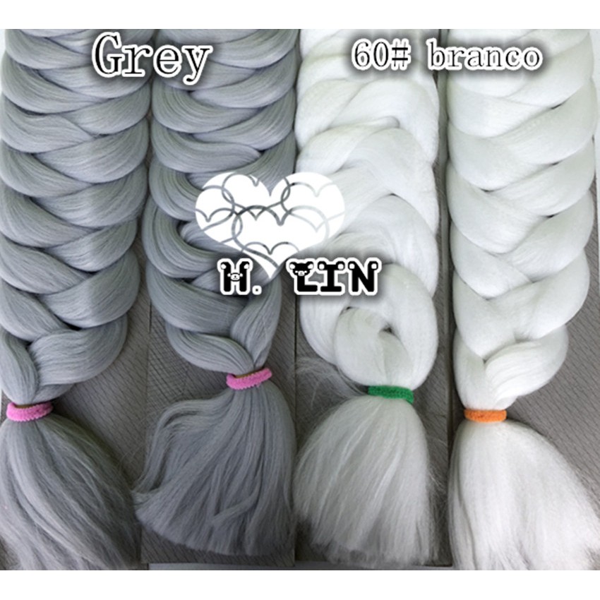 cabelo jumbo kanekalon atacado 6 pecas pacotes 208cm 165g cada - total 990gramas promocao para fazer a tranca