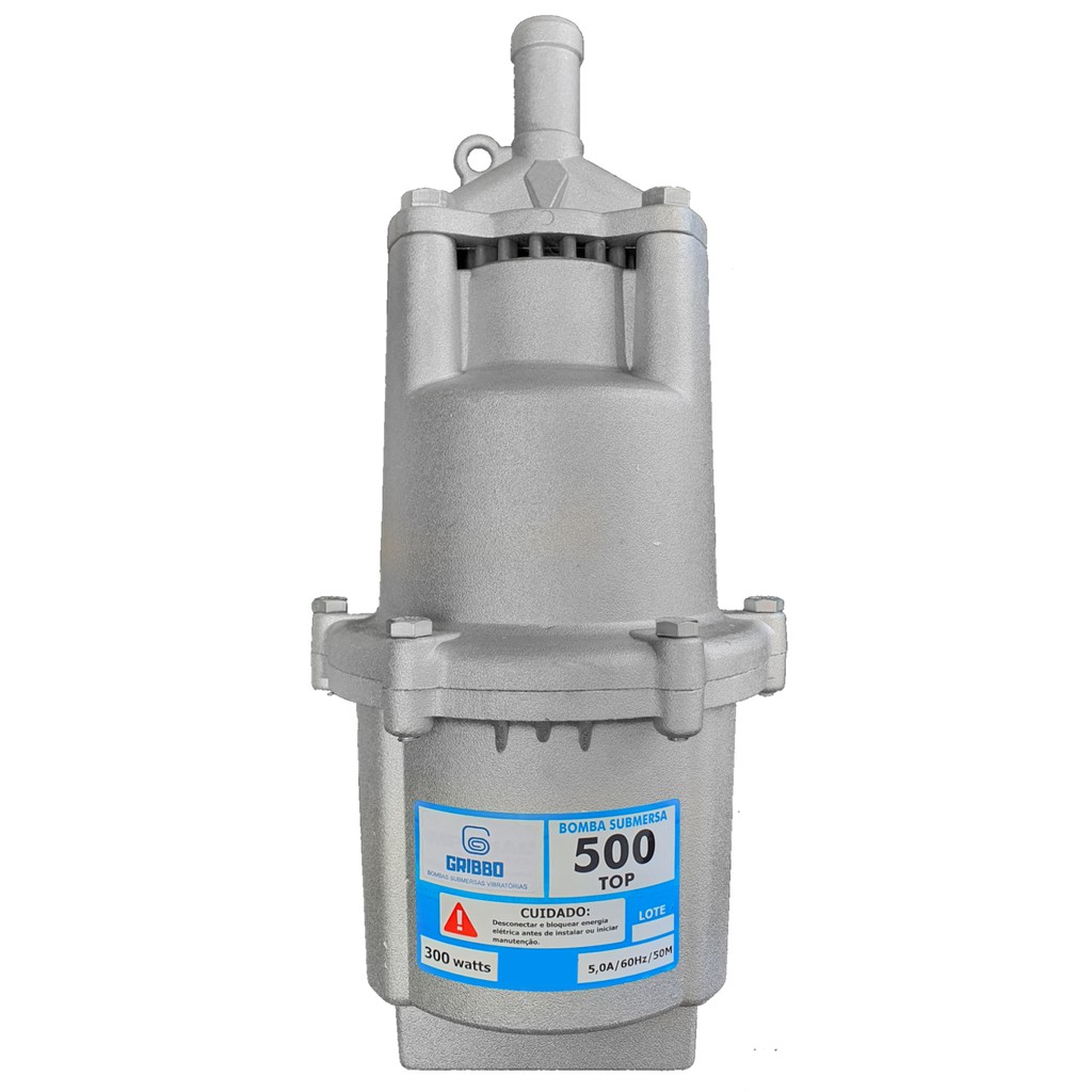 bomba submersa para poço Gribbo 500 saída 3/4 (sapo)