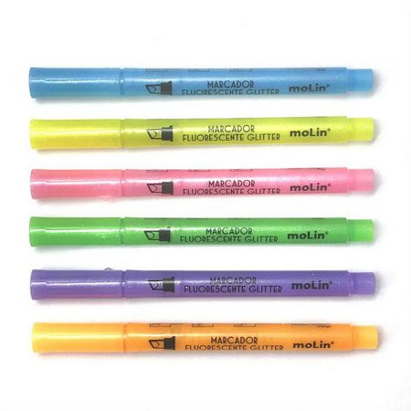 Marca Texto Glitter - Molin