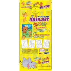 Diversão com Animais - com Quebra-cabeça para Colorir