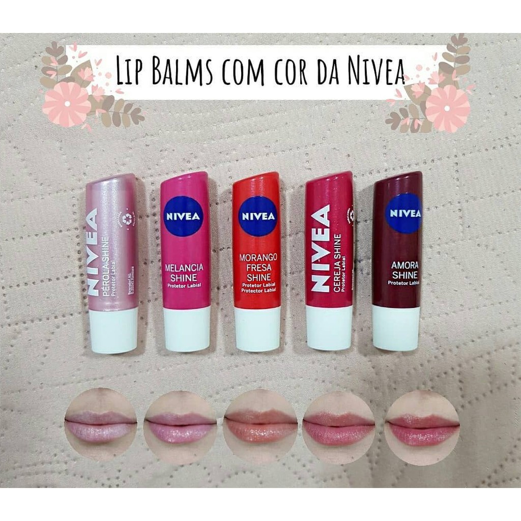 protetor-labial-nivea-amora-shine-cereja-shine-morango-shine-e