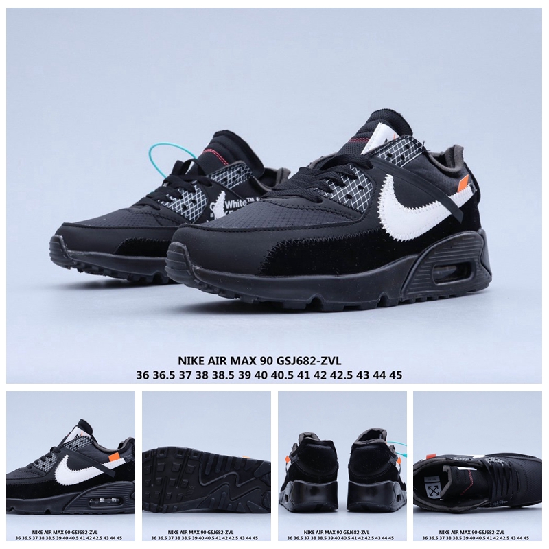 air max 90 off white preto