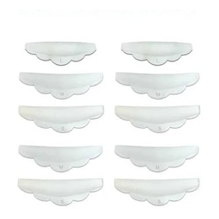Bobs de Silicone Reutilizável Pads Transparente para Lash Lifting Design De Cílios Novo