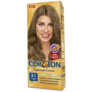 Tintura Creme Cor & Tom Niely Louro Cinza Claro