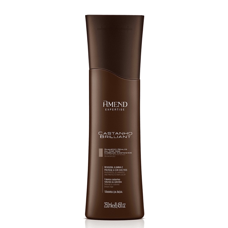 Shampoo Realce da Cor Castanho Brilliant - 250ml | Shopee Brasil