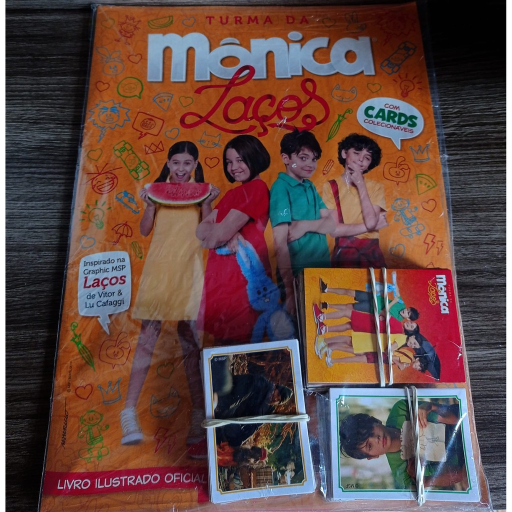 Álbum De Figurinhas Turma Da Mônica Laços Figurinhas Cards Shopee Brasil 6502