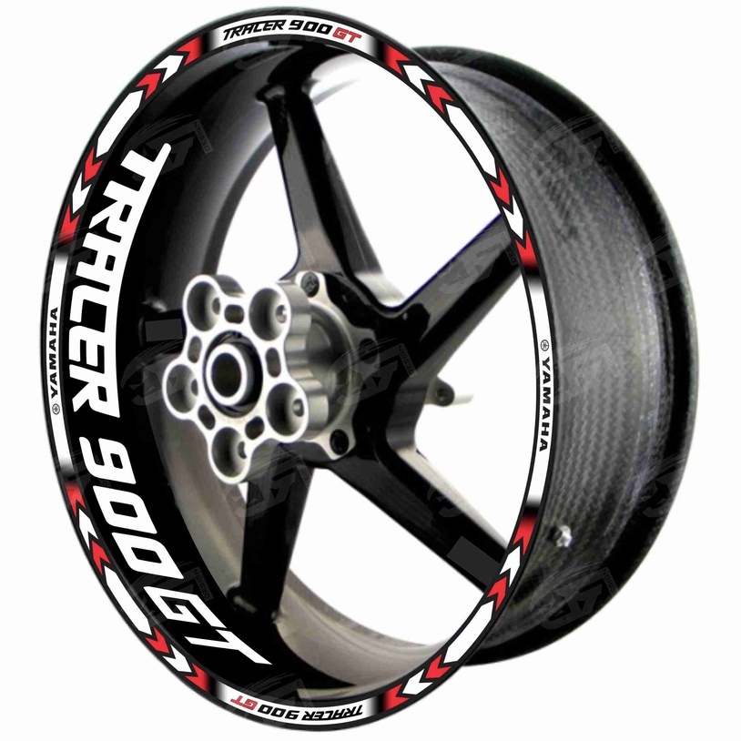 Adesivo Friso Refletivo Roda Moto Yamaha Tracer 900 GT 900GT MT-09 MT09 + Adesivos Int M01 br vem