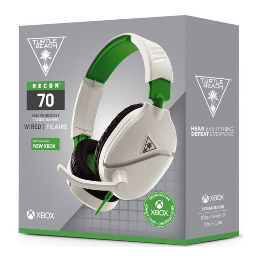 Headset Turtle Beach Recon 70 - Xbox Series / Xbox One / PS5 / PS4 - Branco  | Shopee Brasil