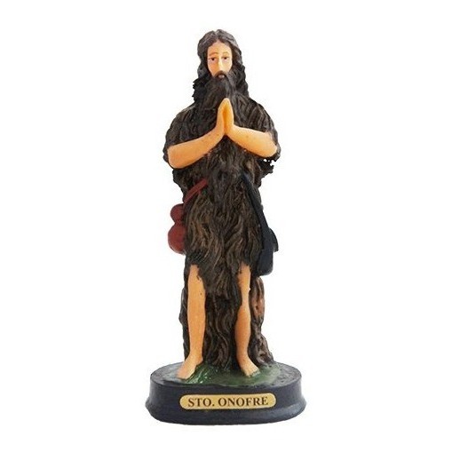 Imagem Santo Onofre 15cm Resina Nacional em Oferta na Shopee