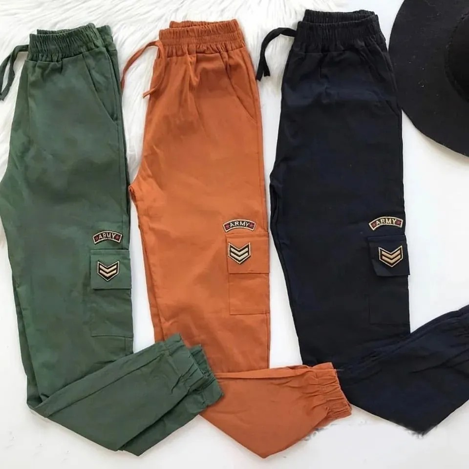 calça jogger army feminina