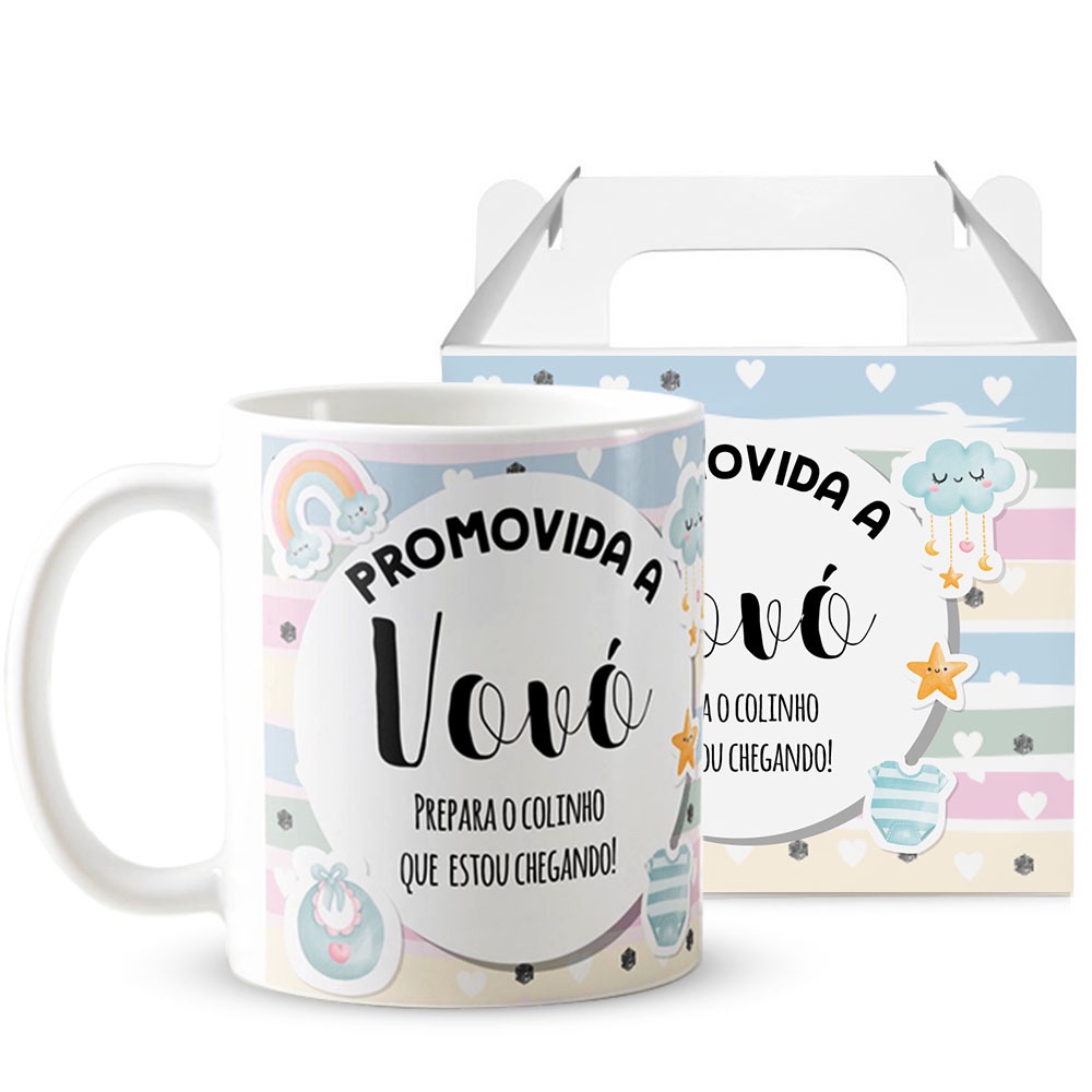 Caneca Anúncio de Gravidez | Presente para Família/Gestante | Personalizada | Pronta Entrega em Oferta na Shopee