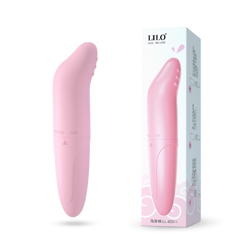 Vibrador Ponto G Golfinho Toque Aveludado Vibração Única Forte