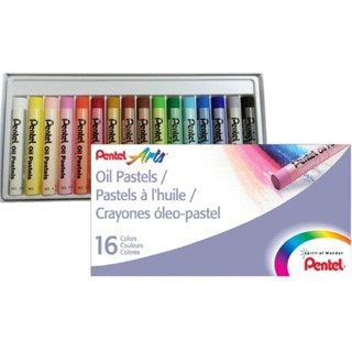 Giz Pastel Oleoso Pentel 16 Phn16 em Oferta na Shopee