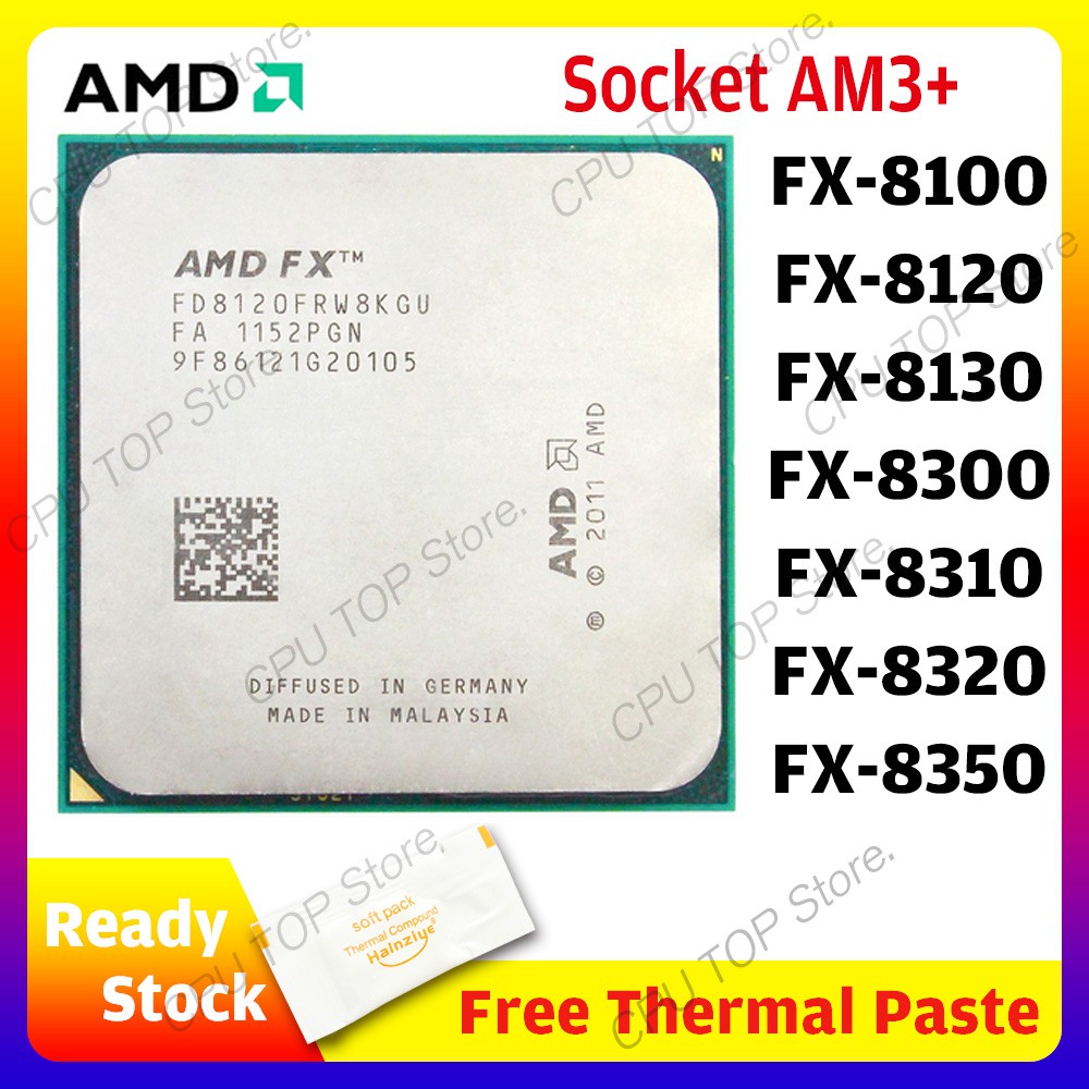 Processador Cpu Amd Fx Sies Fx 8100 81 8130 Fx 00 10 50 Oito Core Shopee Brasil