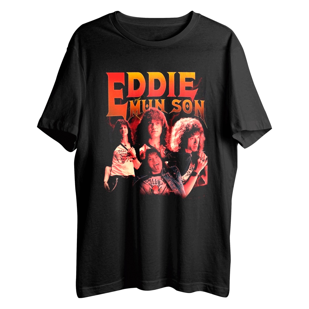 Camiseta Algodão Unissex Tshirt Eddie Munson Stranger Things 4