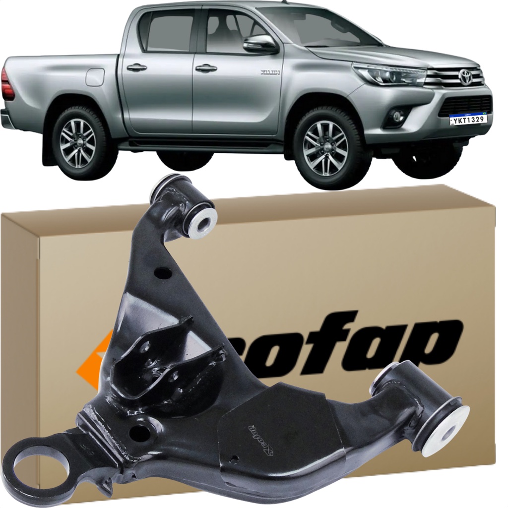 Bandeja Balança Dianteria Inferior Esquerda Original Cofap Toyota Hilux e SW4 2016 até 2021