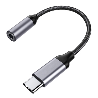 Tipo C DAC USB Para 3.5mm Adaptador De Fone De Ouvido Jack Macho Feminino Fones AUX Auxiliar Cabo Typec huawei