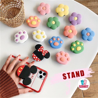 Pop Socket Soquete Suporte Do Telefone Móvel Para Todos Os Telefones Flores Lanches Bolso Elf Gato Garra De Silicone Dobrável Titular