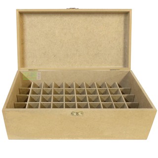 Caixa Expositor e Organizador Porta Esmalte e Batom Mdf Cru 50 Esmaltes R: 1655
