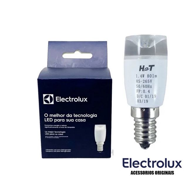 Lampada Led E14 Geladeira Electrolux 1,4w Bivolt Original A15758201