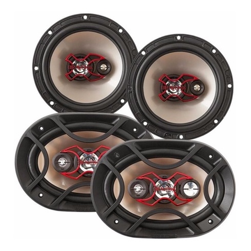 Kit Auto Falante Bravox Facil 6 + Triaxial Quadriaxial 6 X9 - Spare Parts and Accessories for Vehicles