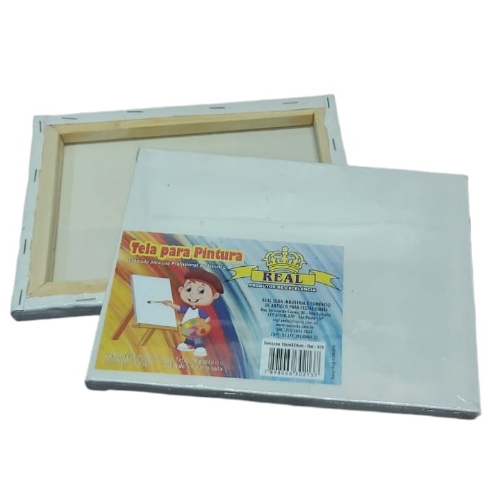 Tela Para Pintura 18X24cm - 01 UNIDADE
