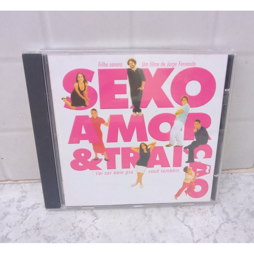 CD Sexo Amor e Traição - trilha sonora filme com Angela Ro Ro Ed Motta Cássia Eller Farofa Carioca