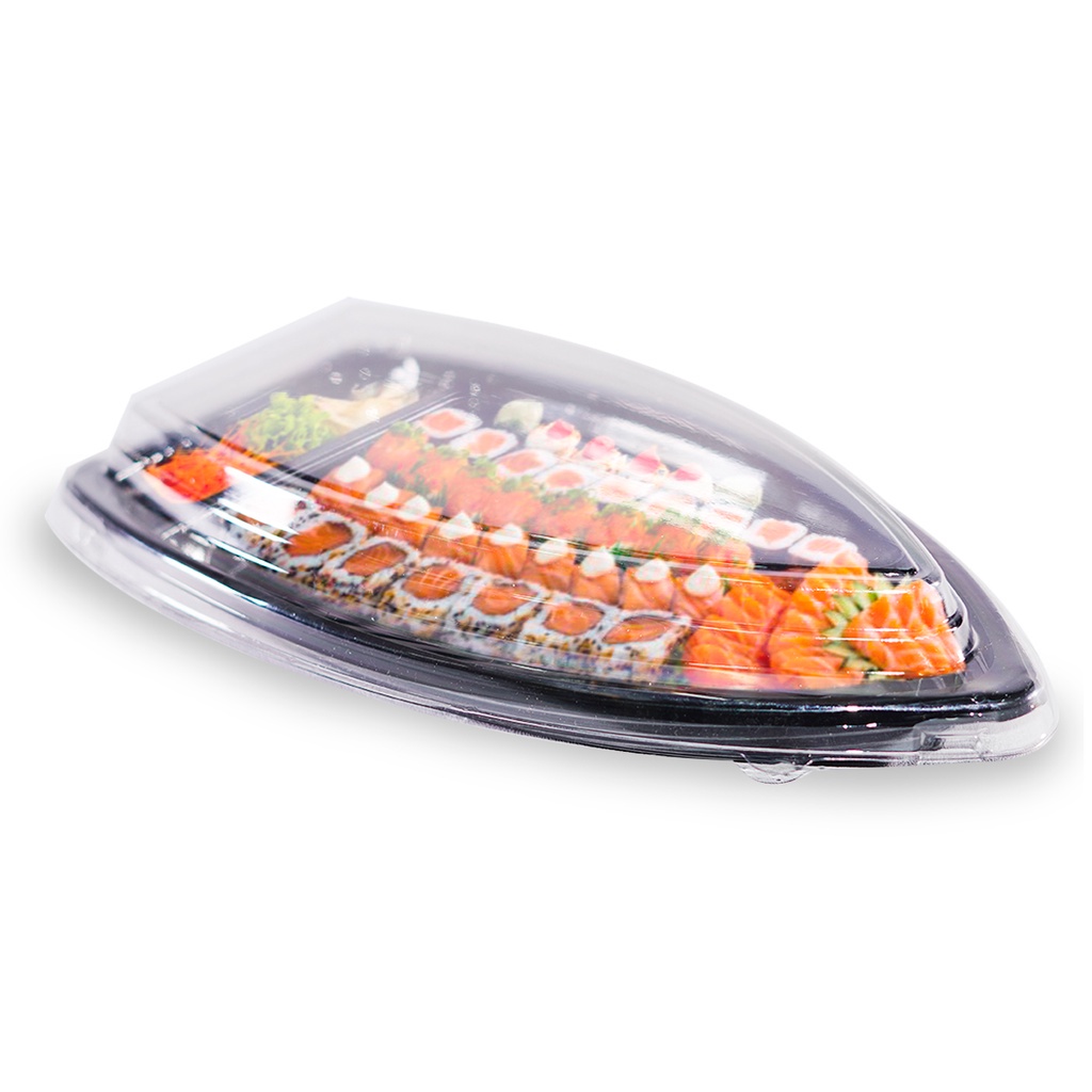 Embalagem Delivery Completa Barca Sushi Gigante Acai Atacado
