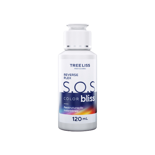 Reverse Plex S.O.S Reconstrução Instantânea Capilar Revita Plex Tree Liss 120ml