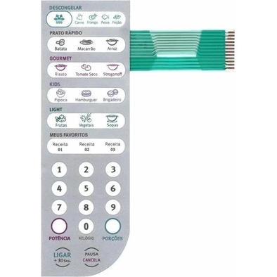 MEMBRANA COMPATÍVEL MICROONDAS MEF 41 Y - MEF41 Y - MEF 41Y - DIFERENTE DA MEF 41