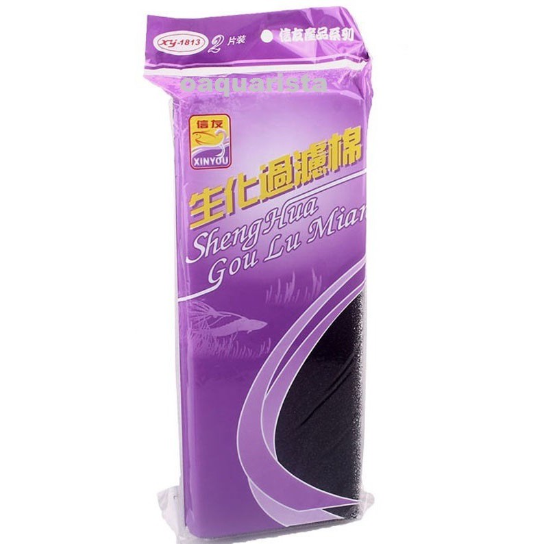 Esponja Preta Filtrante Dupla Xy-1813,60 Ppi E 25 Ppi
