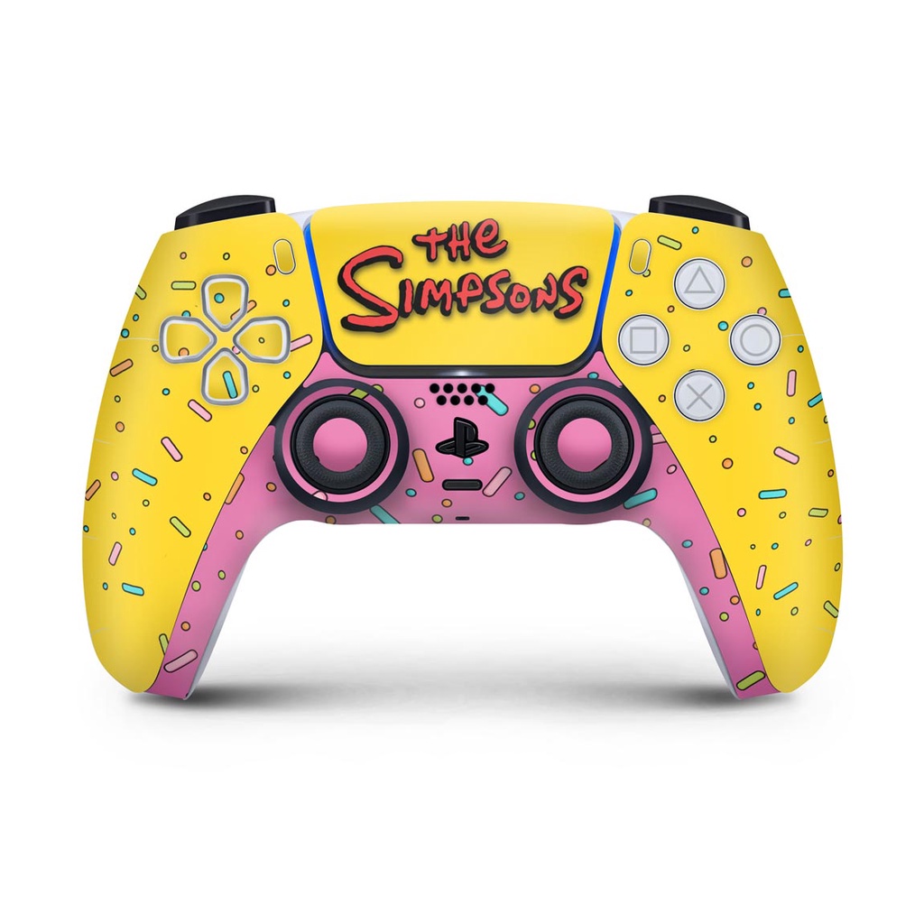 Skin PS5 Controle Playstation 5 Adesivo - The Simpsons