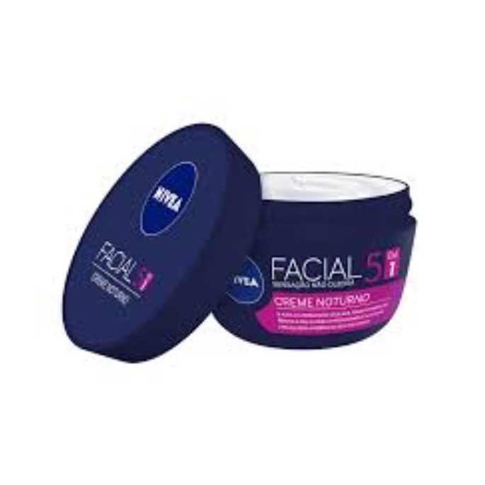 Creme Noturno Facial Nivea Renovação Celular Hidratante Sem Deixa Oleosa -100G