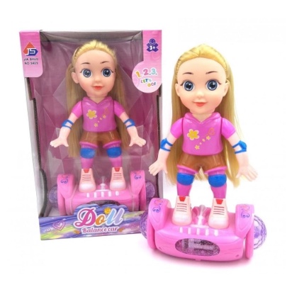 Brinquedo Boneca Overboard Com luz e Som Bate e Volta