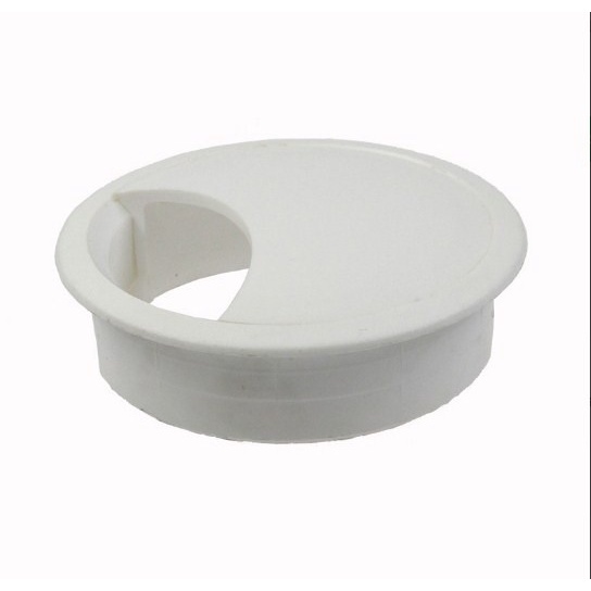 Acabamento Passa Fio ( Passa Cabo) 59mm 20 Peças Branco