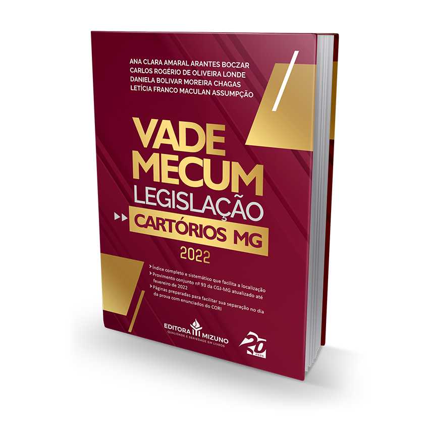 Vade Mecum - Legislação – Cartórios/MG