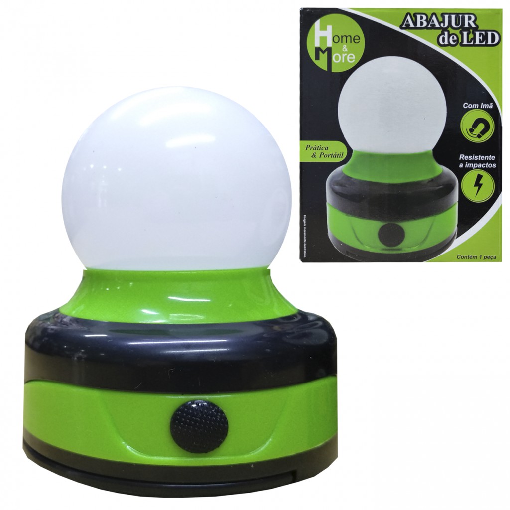 Luminária De Led A Pilha Portátil Abajur Com Base De Imã Shopee Brasil