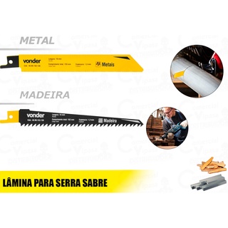 Lâmina Para Serra Sabre Tico Tico Para Corte De Madeira Ou Metal Serralheiro Marceneiro Uso Geral em Oferta na Shopee