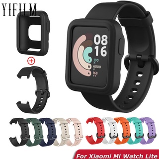 Xiaomi Redmi Silicone Watch Band Case Para Xiao Mi Relógio Lite Versão Global Pulseiras Vermelho 2/Substituição Strap Pulseira Capa