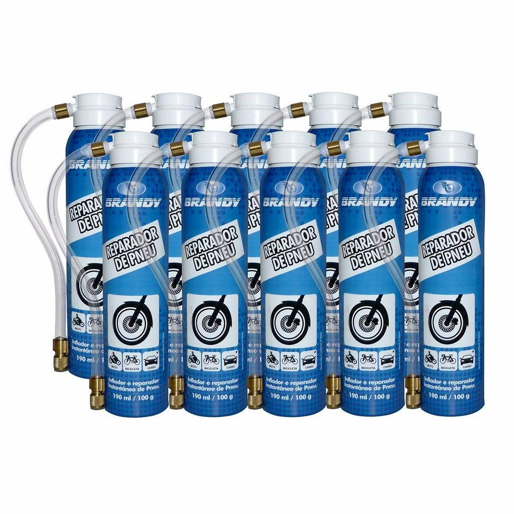 Reparador Pneu Furado Moto Conserto Brandy 190ml
