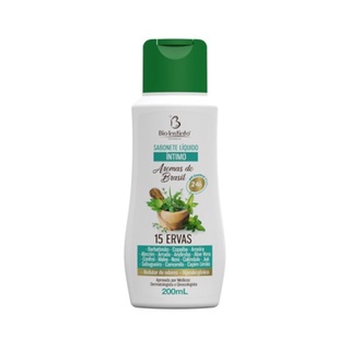 Sabonete Líquido Íntimo Aromas do Brasil 15 Ervas 200ml - Bio Instinto