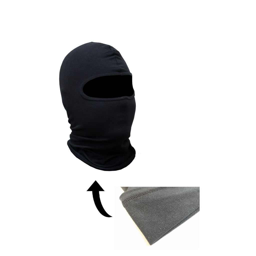 Touca Ninja Balaclava Up Thermo Dry - Frio Inverno Intenso Tática Militar Paintball / Moto Motoboy Motoqueiro / Ciclismo Bike / Kart - UV+50